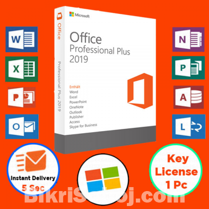 Office 2019 Pro Plus Genuine license.